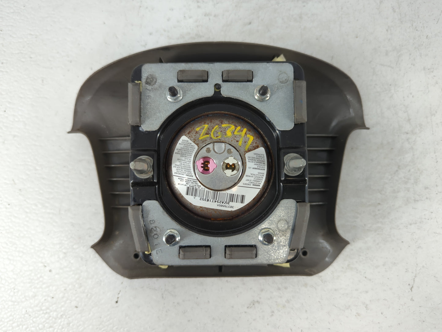 2006-2011 Cadillac Dts Air Bag Driver Left Steering Wheel Mounted P/N:30375609A Fits Fits 2006 2007 2008 2009 2010 2011 OEM Used Auto Parts - Oemusedautoparts1.com