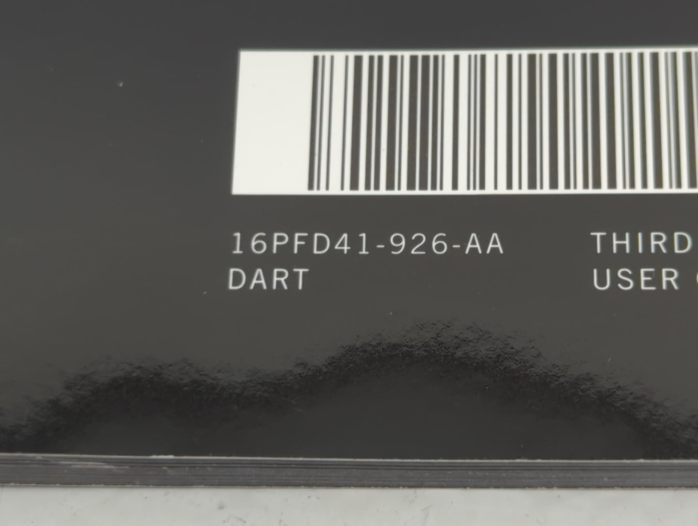 2016 Dodge Dart Owners Manual Book Guide P/N:16PFD41-926-AA OEM Used Auto Parts - Oemusedautoparts1.com