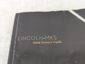 2012 Lincoln Mks Owners Manual Book Guide P/N:CA5J-19A321-AA OEM Used Auto Parts