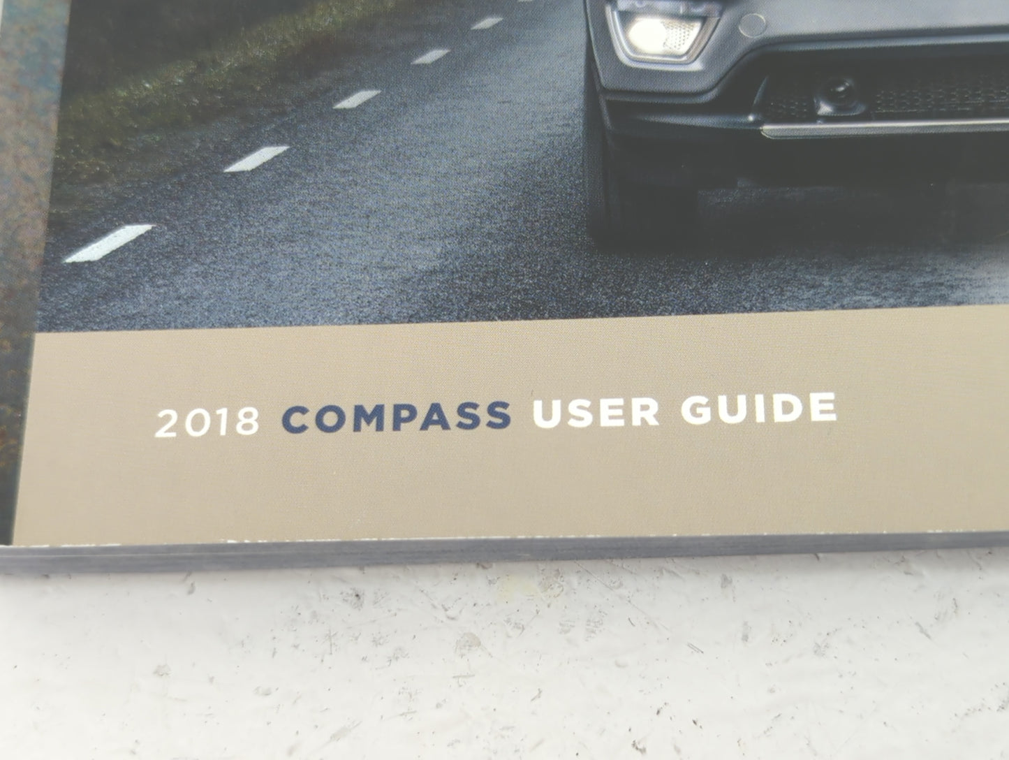 2018 Jeep Compass Owners Manual Book Guide P/N:18MP-926-AA OEM Used Auto Parts - Oemusedautoparts1.com