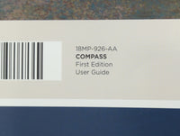 2018 Jeep Compass Owners Manual Book Guide P/N:18MP-926-AA OEM Used Auto Parts - Oemusedautoparts1.com