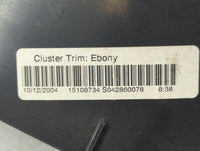 2005 Pontiac Montana Instrument Cluster Bezel - Oemusedautoparts1.com