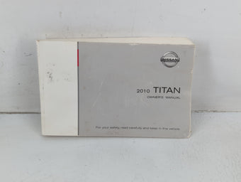 compare product 2010 Nissan Titan Owners Manual Book Guide P/N:OMOE-0A60U0 OEM Used Auto Parts