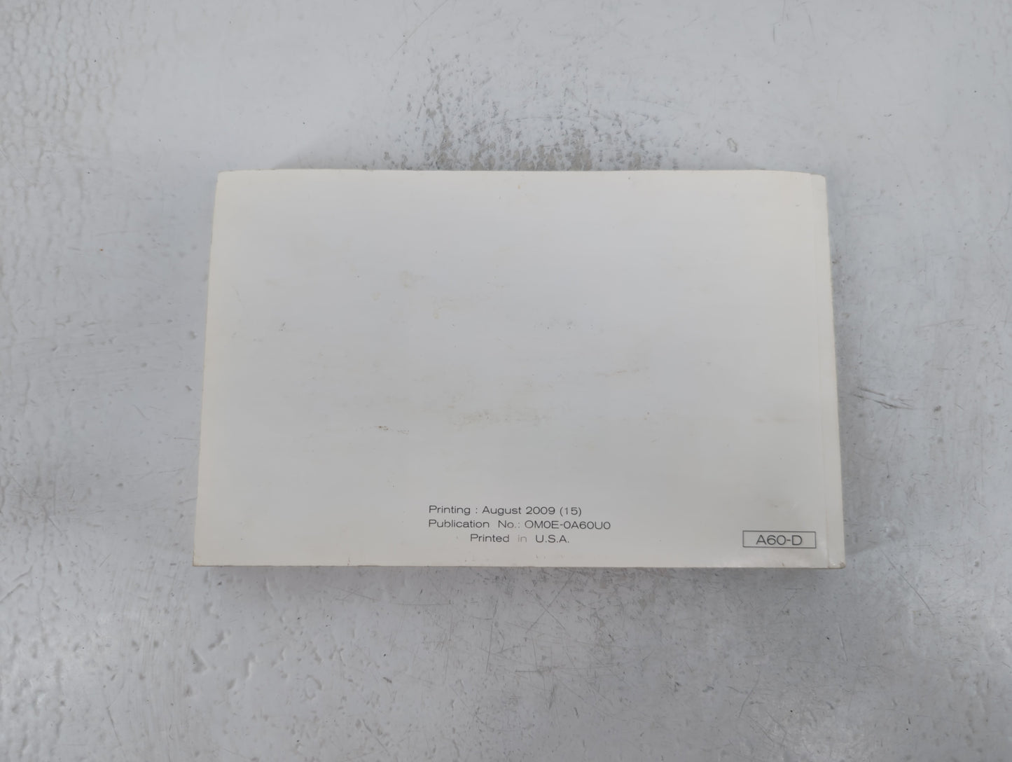 2010 Nissan Titan Owners Manual Book Guide P/N:OMOE-0A60U0 OEM Used Auto Parts - Oemusedautoparts1.com