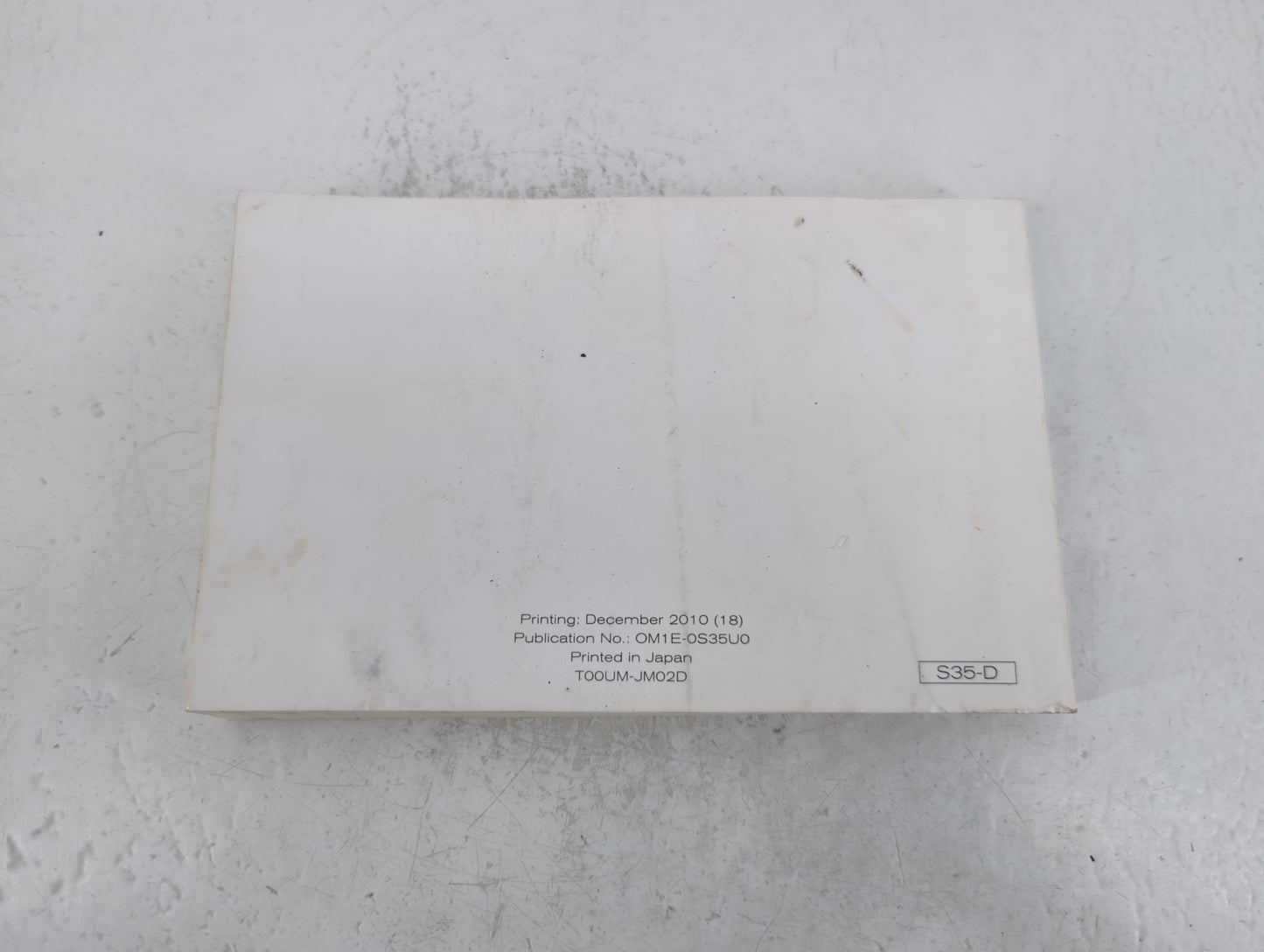 2011 Nissan Rogue Owners Manual Book Guide P/N:OM1E-0S35U0 OEM Used Auto Parts - Oemusedautoparts1.com