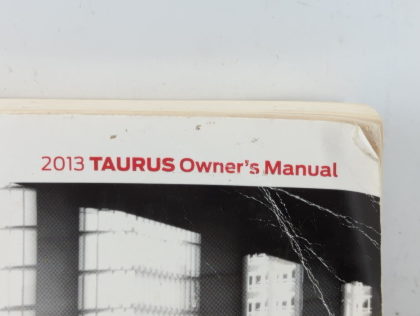 2013 Ford Taurus Owners Manual Book Guide P/N:DG1J19A321 AA OEM Used Auto Parts - Oemusedautoparts1.com