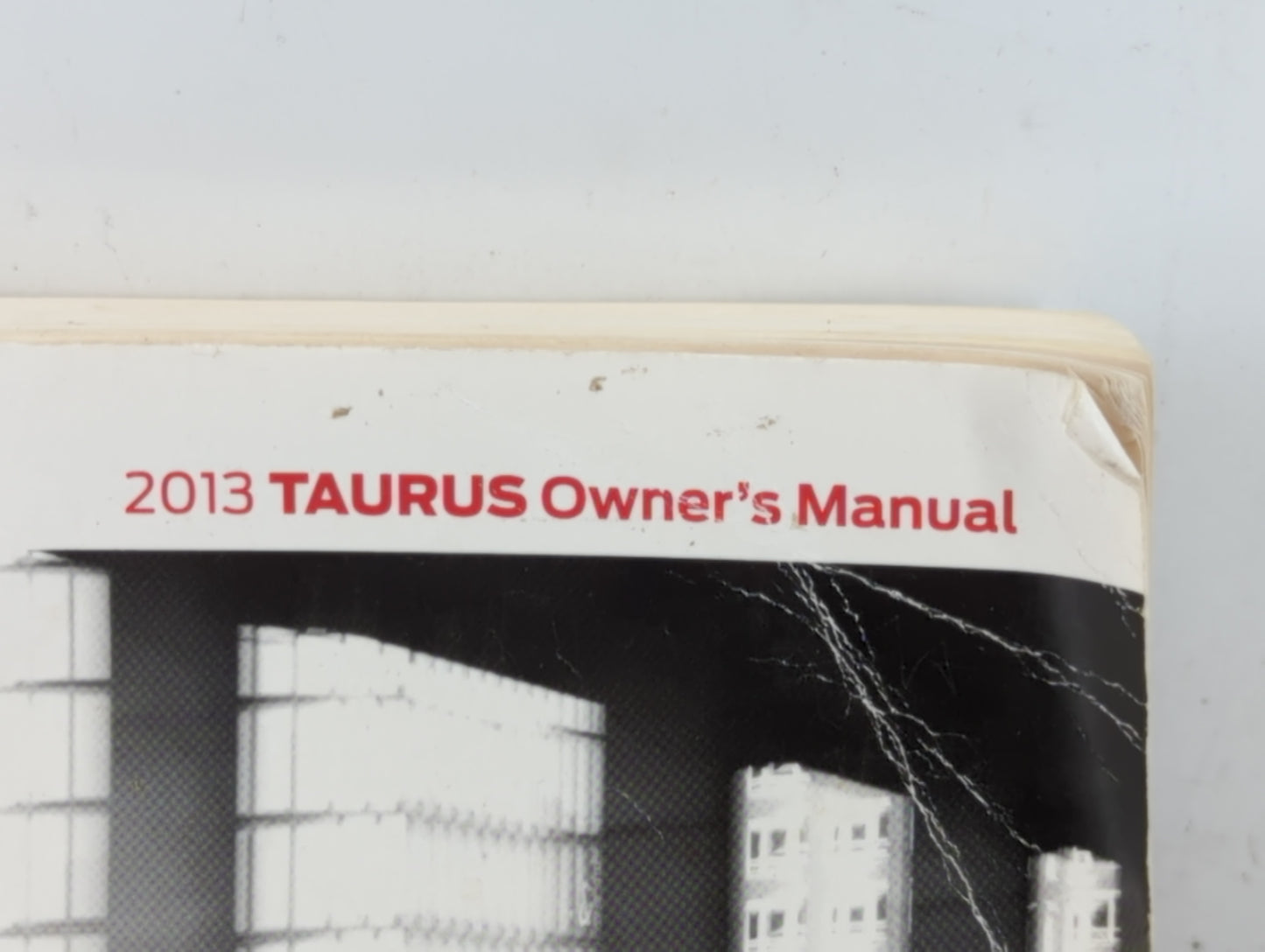 2013 Ford Taurus Owners Manual Book Guide P/N:DG1J19A321 AA OEM Used Auto Parts - Oemusedautoparts1.com