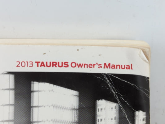 2013 Ford Taurus Owners Manual Book Guide P/N:DG1J19A321 AA OEM Used Auto Parts