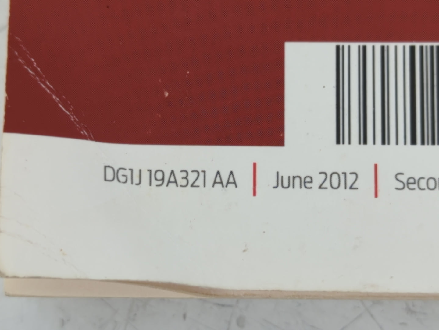 2013 Ford Taurus Owners Manual Book Guide P/N:DG1J19A321 AA OEM Used Auto Parts - Oemusedautoparts1.com