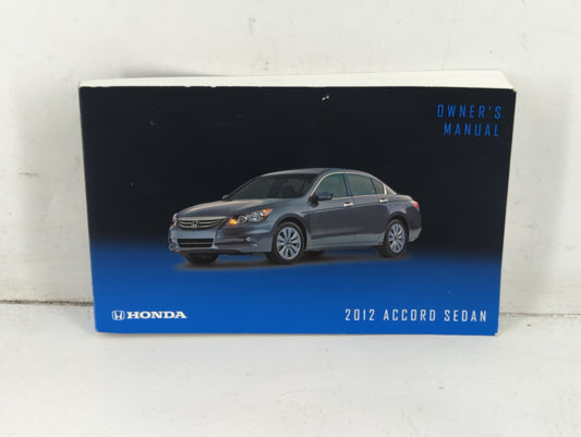 2012 Honda Accord Owners Manual Book Guide P/N:00X31-TA5-6400 31TA5640 OEM Used Auto Parts - Oemusedautoparts1.com