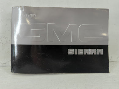 2003 Gmc Sierra 1500 Owners Manual Book Guide P/N:X 2315 A OEM Used Auto Parts