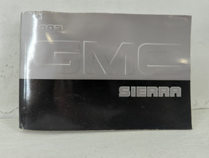 2003 Gmc Sierra 1500 Owners Manual Book Guide P/N:X 2315 A OEM Used Auto Parts