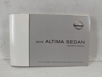 2016 Nissan Altima Owners Manual Book Guide P/N:OM16EA OL33U1 OEM Used Auto Parts - Oemusedautoparts1.com