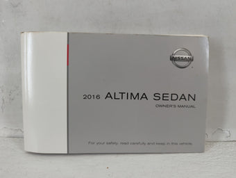 compare product 2016 Nissan Altima Owners Manual Book Guide P/N:OM16EA OL33U1 OEM Used Auto Parts