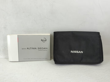 2016 Nissan Altima Owners Manual Book Guide P/N:OM16EA OL33U1 OEM Used Auto Parts