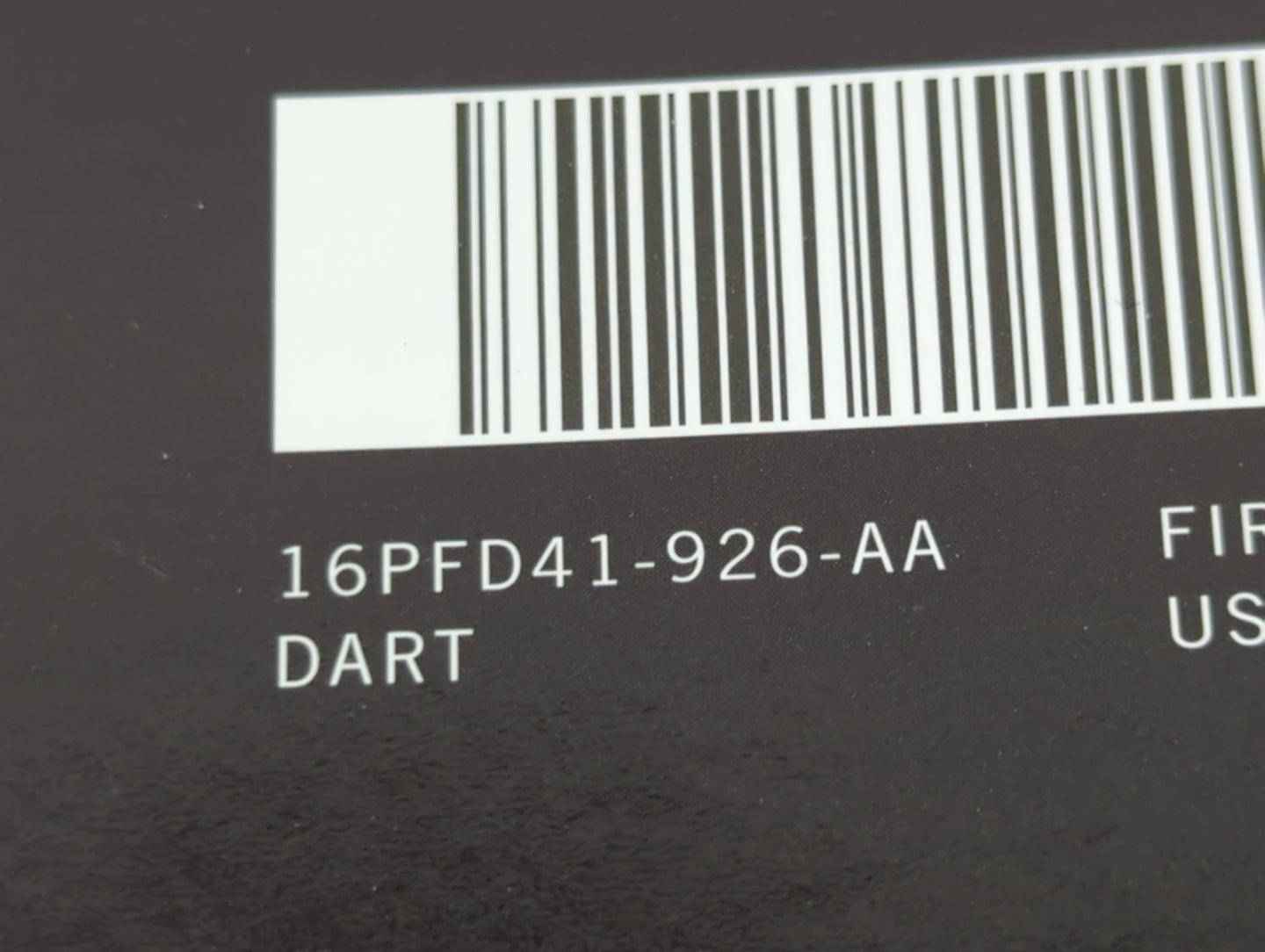 2016 Dodge Dart Owners Manual Book Guide P/N:16PFD41-926-AA OEM Used Auto Parts - Oemusedautoparts1.com