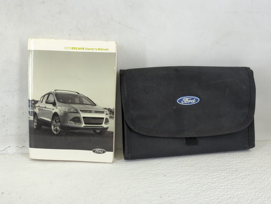 2013 Ford Escape Owners Manual Book Guide P/N:DJ5J 19A321 AA OEM Used Auto Parts