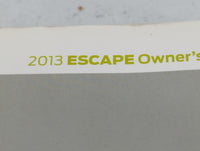 2013 Ford Escape Owners Manual Book Guide P/N:DJ5J 19A321 AA OEM Used Auto Parts - Oemusedautoparts1.com