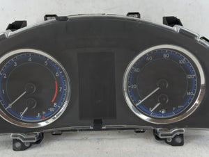 2017 Toyota Corolla Instrument Cluster Speedometer Gauges P/N:83800-F2P50-00 Fits OEM Used Auto Parts