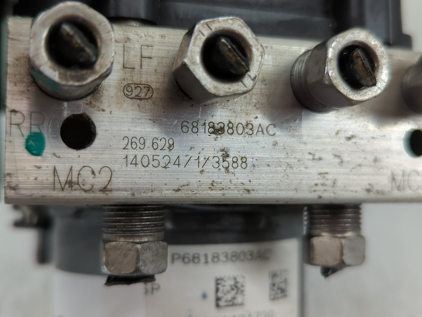 2016 Dodge Caravan ABS Pump Control Module Replacement P/N:68183803AC Fits Fits 2015 2017 2018 2019 2020 OEM Used Auto Parts - Oemusedautoparts1.com