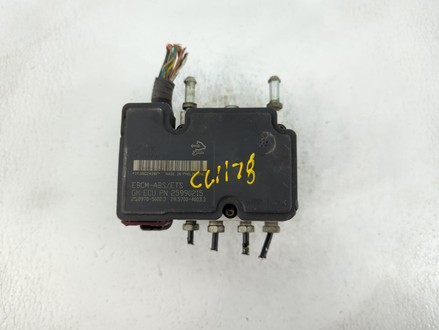 2009-2010 Chevrolet Cobalt ABS Pump Control Module Replacement P/N:25990212 Fits Fits 2009 2010 OEM Used Auto Parts - Oemusedautoparts1.com