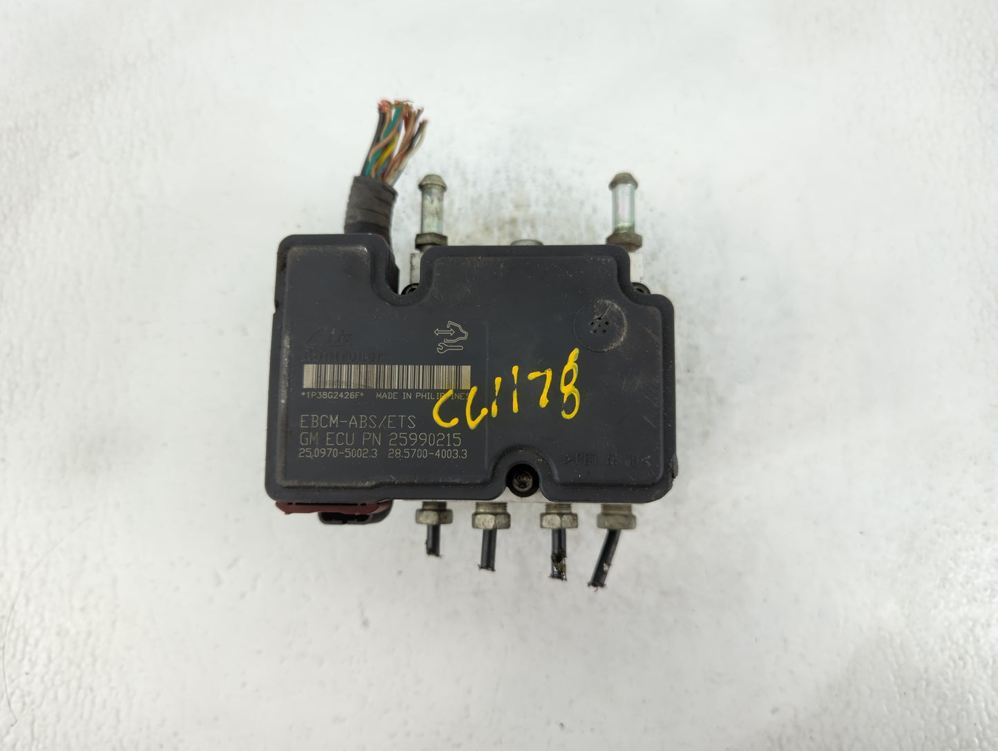 2009-2010 Chevrolet Cobalt ABS Pump Control Module Replacement P/N:25990212 Fits Fits 2009 2010 OEM Used Auto Parts - Oemusedautoparts1.com