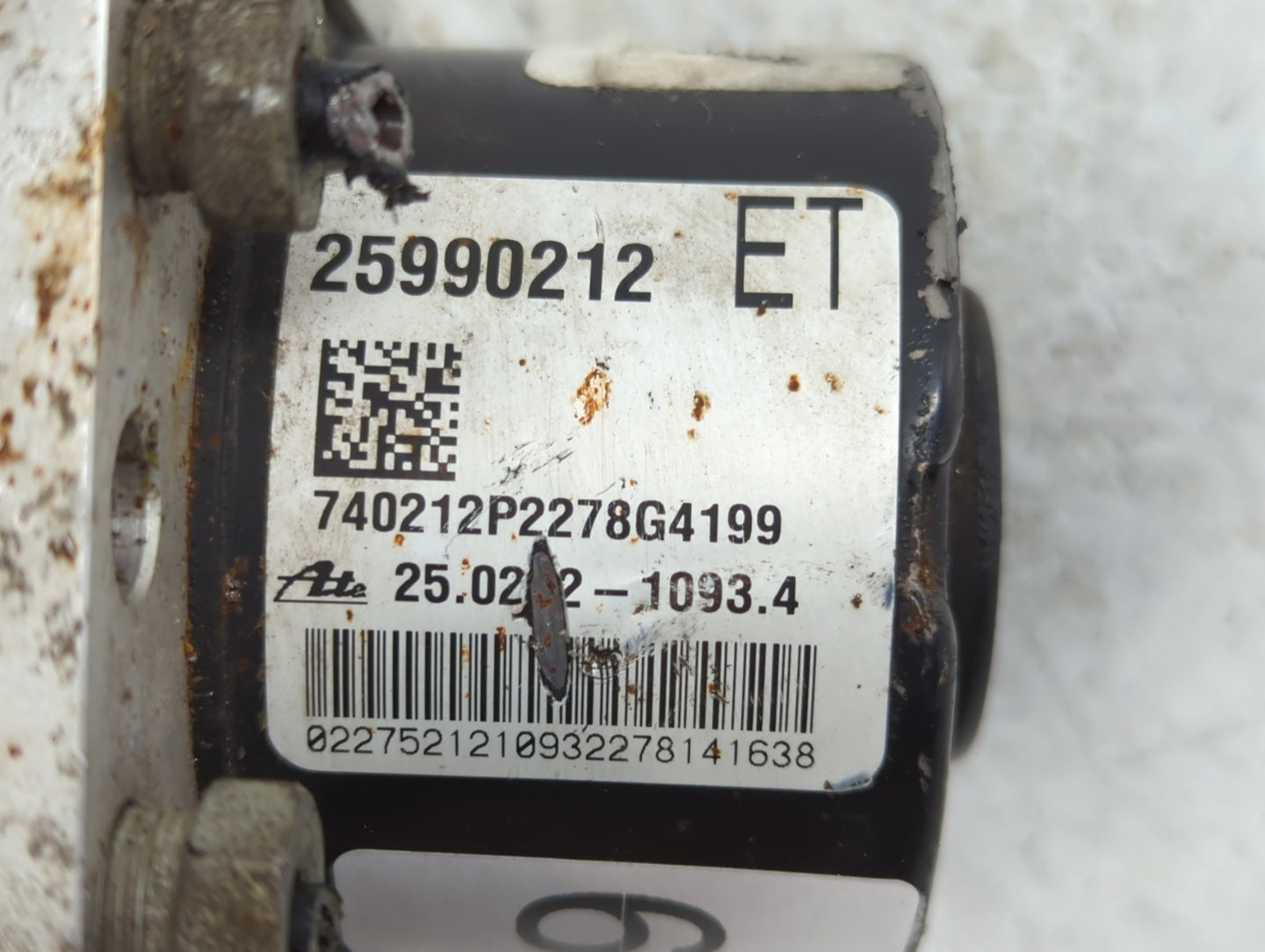 2009-2010 Chevrolet Cobalt ABS Pump Control Module Replacement P/N:25990212 Fits Fits 2009 2010 OEM Used Auto Parts - Oemusedautoparts1.com