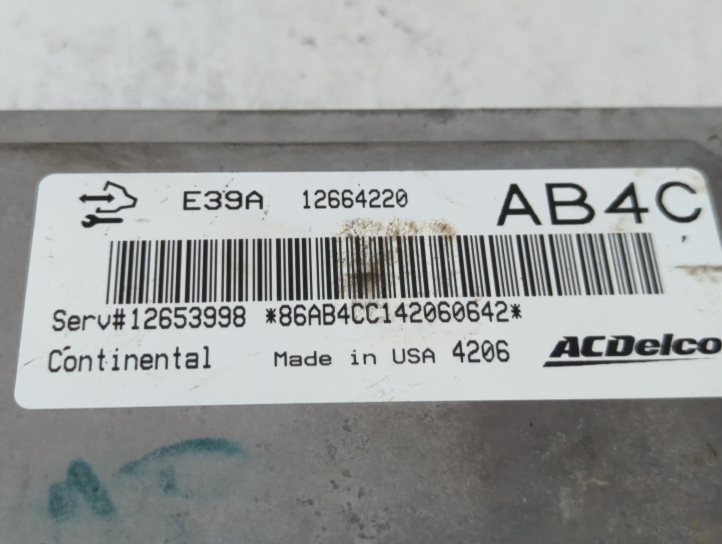 2013-2016 Chevrolet Malibu PCM Engine Control Computer ECU ECM PCU OEM P/N:12664220 Fits Fits 2013 2014 2015 2016 OEM Used Auto Parts - Oemusedautoparts1.com