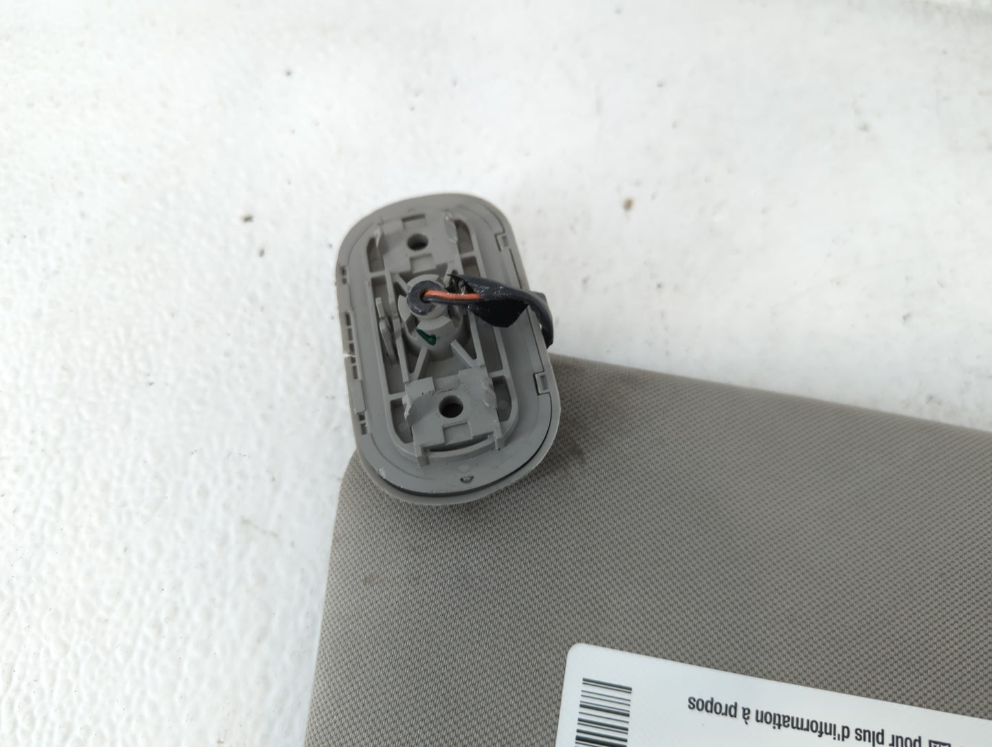 2000-2005 Toyota Echo Sun Visor Shade Replacement Passenger Right Mirror Fits Fits 2000 2001 2002 2003 2004 2005 OEM Used Auto Parts - Oemusedautoparts1.com