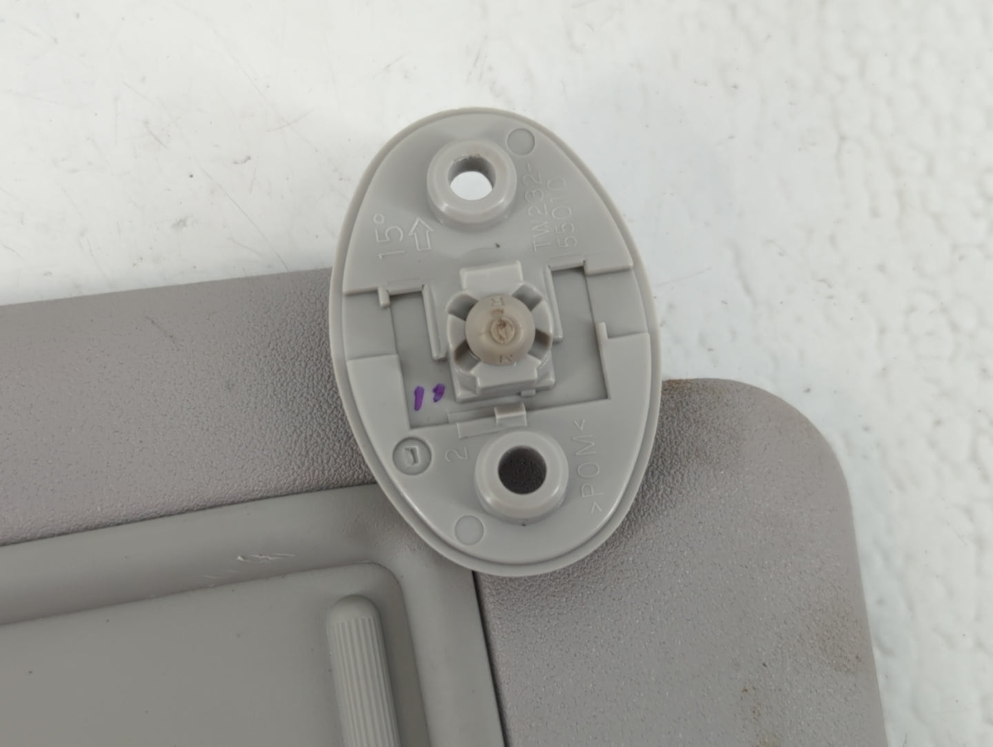 2020-2022 Toyota C-Hr Sun Visor Shade Replacement Passenger Right Mirror Fits Fits 2020 2021 2022 OEM Used Auto Parts - Oemusedautoparts1.com