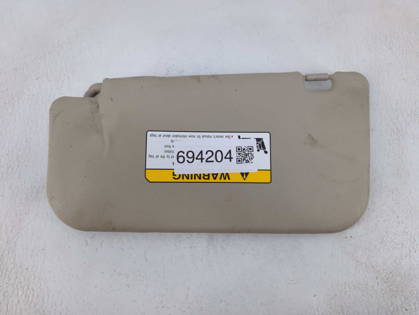 2014 Mitsubishi Mirage Sun Visor Shade Replacement Driver Left Mirror Fits OEM Used Auto Parts - Oemusedautoparts1.com