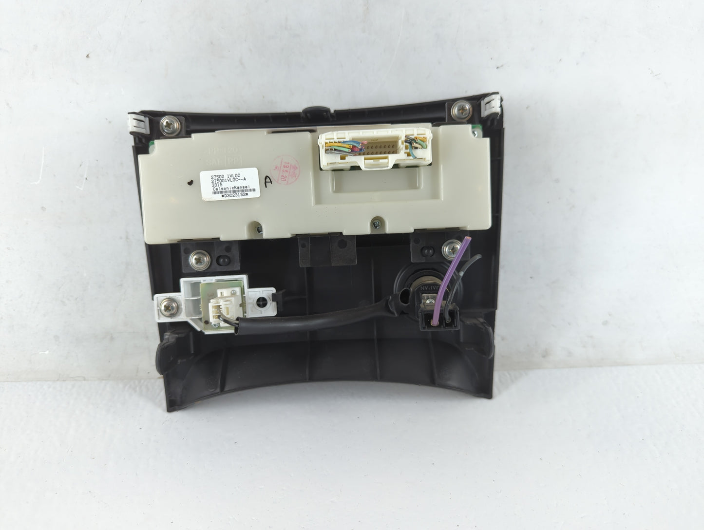 2011-2015 Nissan Rogue Climate Control Module Temperature AC/Heater Replacement P/N:27500 1VL0C Fits Fits 2011 2012 2013 2014 2015 OEM Used Auto Parts - Oemusedautoparts1.com