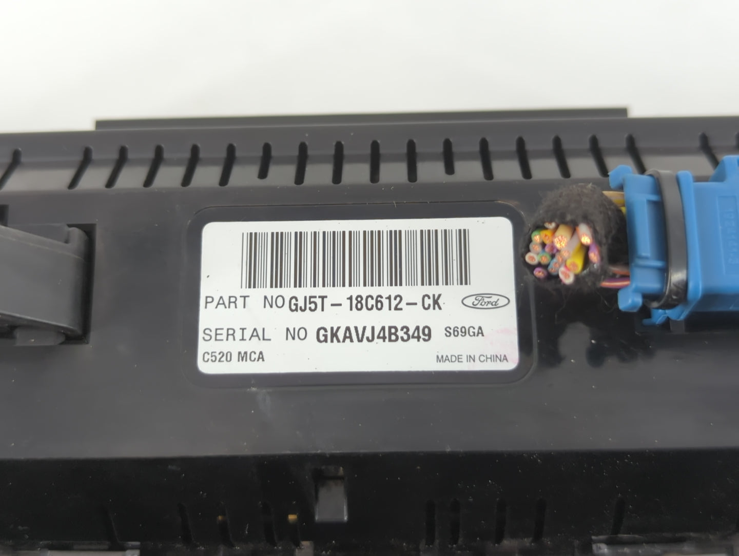 2018-2019 Ford Escape Climate Control Module Temperature AC/Heater Replacement P/N:GJ5T-18C612-CK Fits Fits 2018 2019 OEM Used Auto Parts - Oemusedautoparts1.com