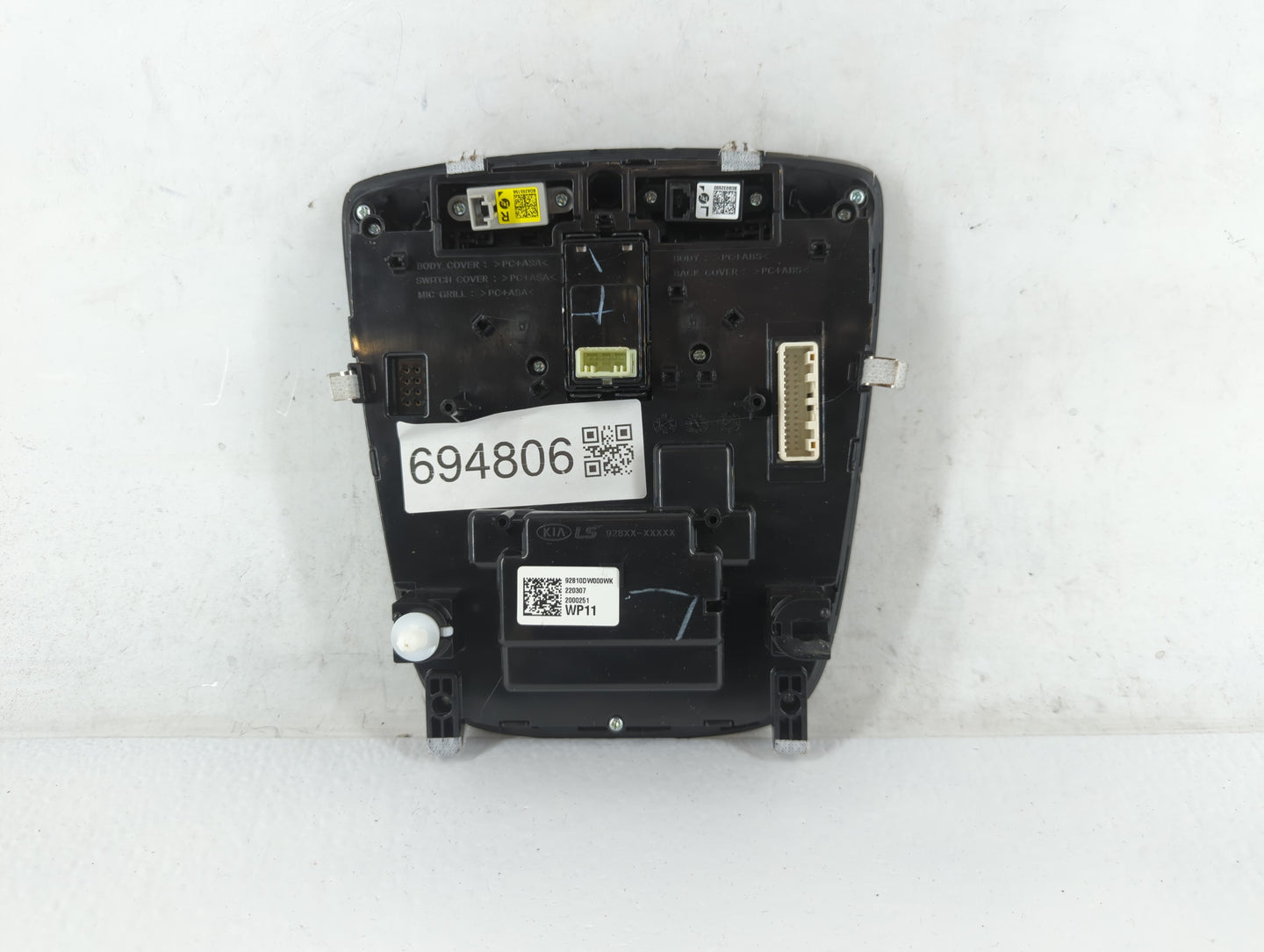 2023 Kia Sportage Climate Control Module Temperature AC/Heater Replacement P/N:92810DW000WK 2000251, 220307 Fits OEM Used Auto Parts - Oemusedautoparts1.com