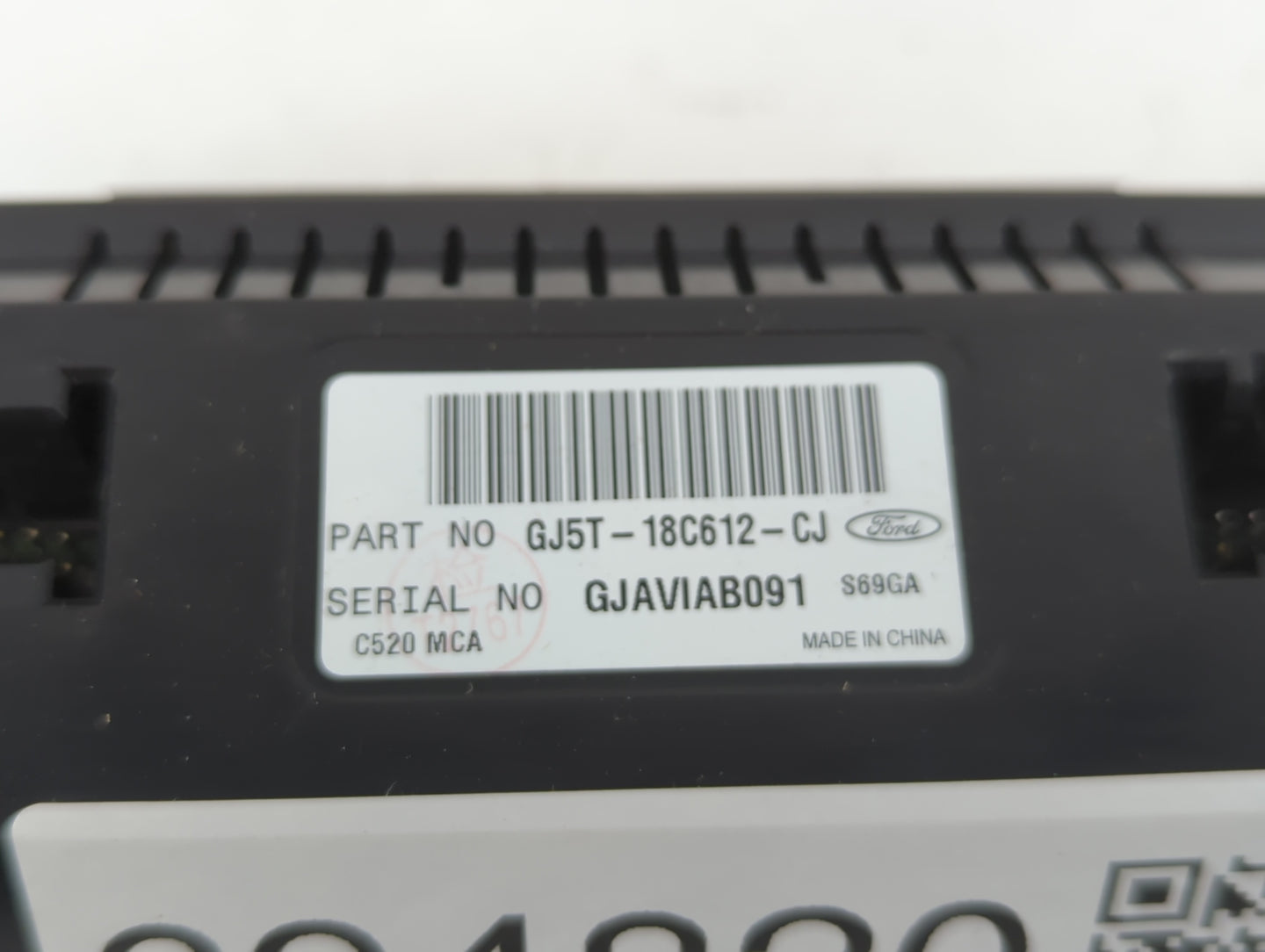 2018-2019 Ford Escape Climate Control Module Temperature AC/Heater Replacement P/N:GJ5T-18C612-CJ Fits Fits 2018 2019 OEM Used Auto Parts - Oemusedautoparts1.com