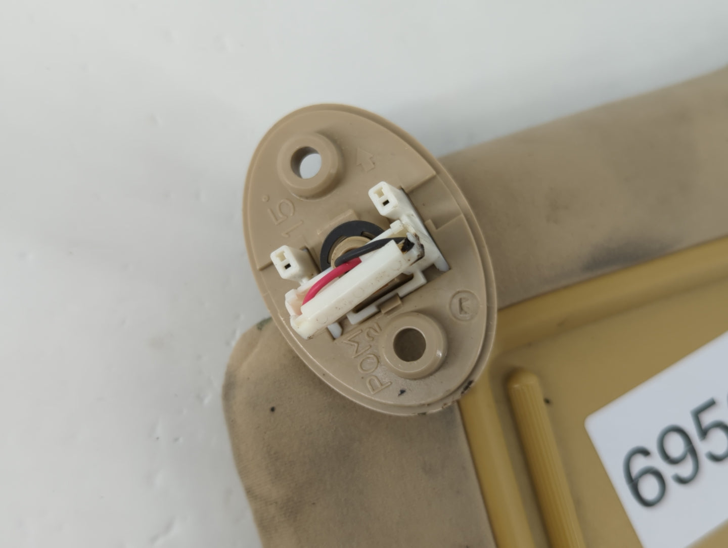 2007-2009 Lexus Is250 Sun Visor Shade Replacement Driver Left Mirror Fits Fits 2007 2008 2009 OEM Used Auto Parts - Oemusedautoparts1.com