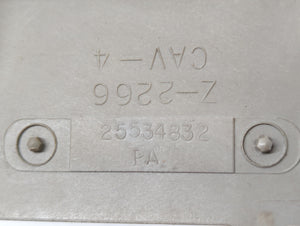 1989 Buick Reatta Engine Cover