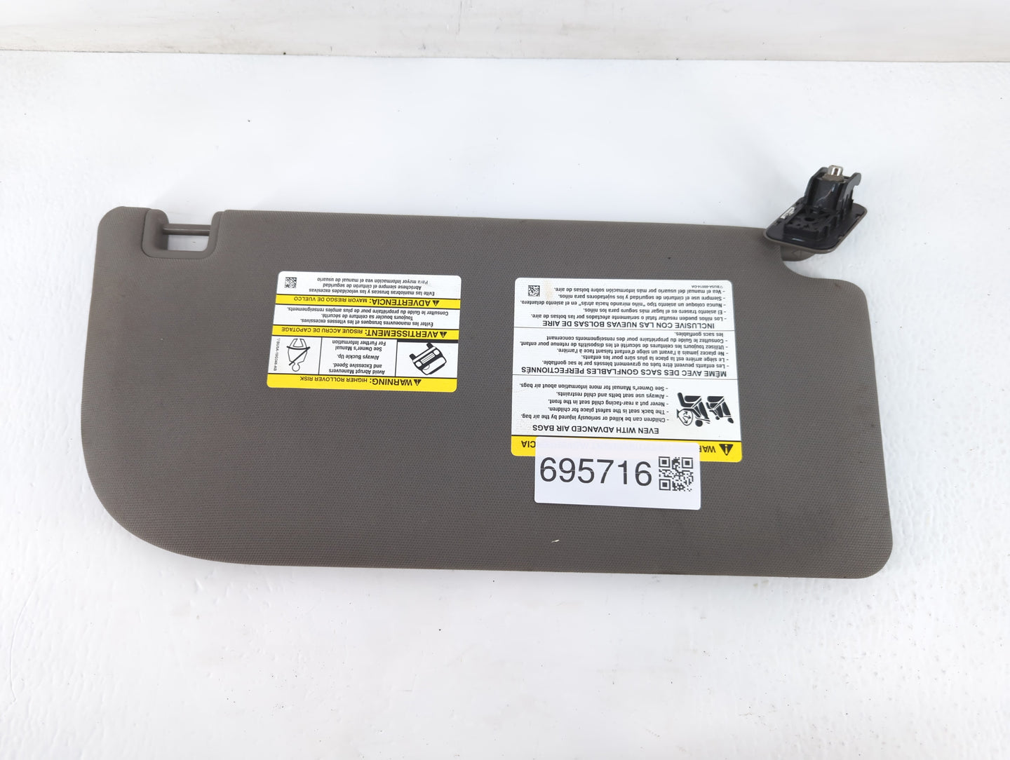 2018-2020 Ford F-150 Sun Visor Shade Replacement Driver Left Mirror Fits Fits 2018 2019 2020 OEM Used Auto Parts - Oemusedautoparts1.com