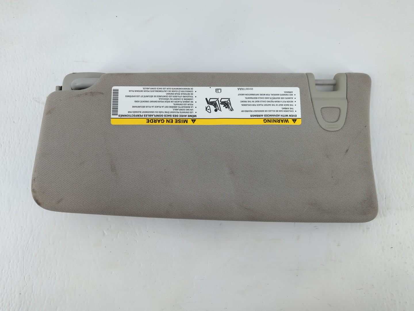 2011-2022 Dodge Durango Sun Visor Shade Replacement Passenger Right Mirror Fits OEM Used Auto Parts - Oemusedautoparts1.com