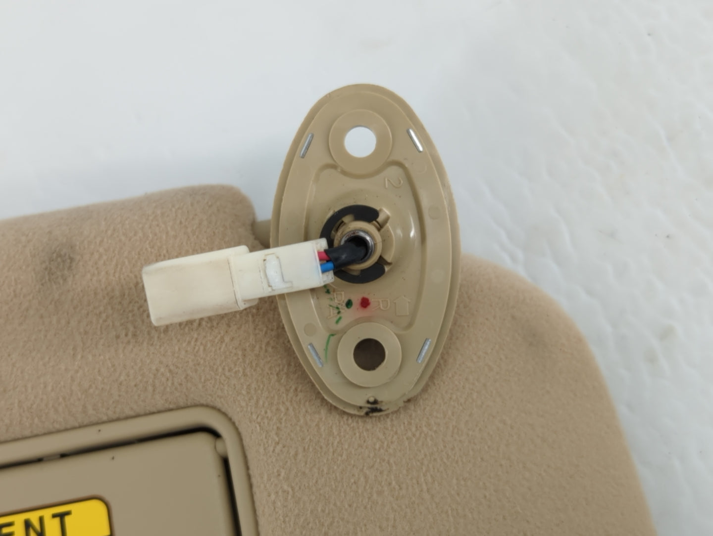 2001-2006 Lexus Ls430 Sun Visor Shade Replacement Passenger Right Mirror Fits Fits 2001 2002 2003 2004 2005 2006 OEM Used Auto Parts - Oemusedautoparts1.com