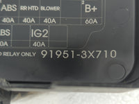 2014-2016 Hyundai Elantra Fusebox Fuse Box Panel Relay Module P/N:91951-3X710 Fits Fits 2014 2015 2016 OEM Used Auto Parts - Oemusedautoparts1.com