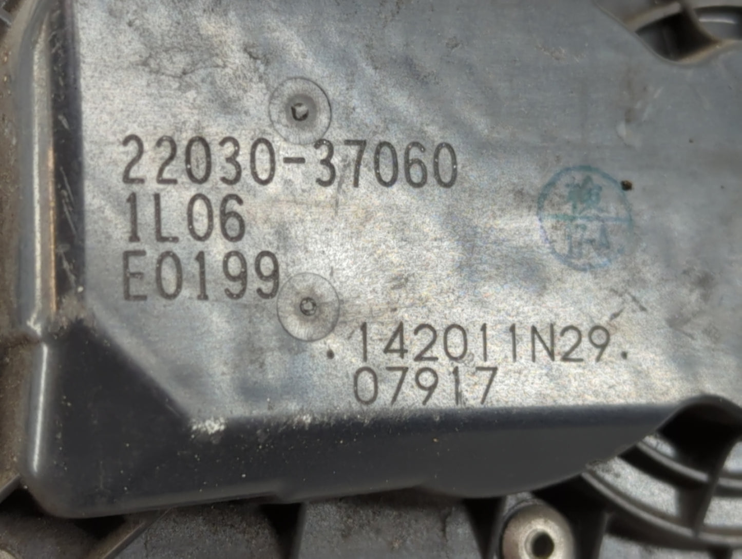 2010-2022 Toyota Prius Throttle Body P/N:22030-37060 Fits Fits 2010 2011 2012 2013 2014 2015 2016 2017 2018 2019 2020 2021 2022 OEM Used Auto Parts - Oemusedautoparts1.com