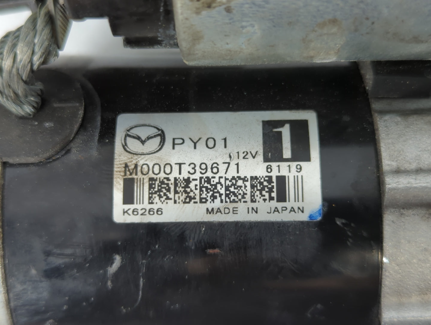 2014-2021 Mazda 6 Car Starter Motor Solenoid OEM P/N:PY01 M000T39671 Fits Fits 2014 2015 2016 2017 2018 2019 2020 2021 2022 OEM Used Auto Parts - Oemusedautoparts1.com