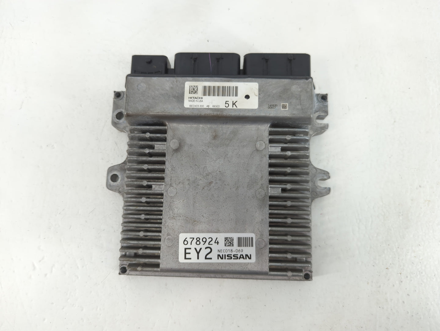 2017 Nissan Pathfinder PCM Engine Control Computer ECU ECM PCU OEM P/N:6830D BED403-300 Fits OEM Used Auto Parts - Oemusedautoparts1.com