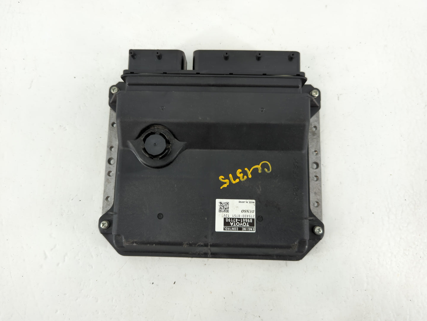 2012-2013 Toyota Prius PCM Engine Control Computer ECU ECM PCU OEM P/N:275400-8751 89661-47190 Fits Fits 2012 2013 OEM Used Auto Parts - Oemusedautoparts1.com