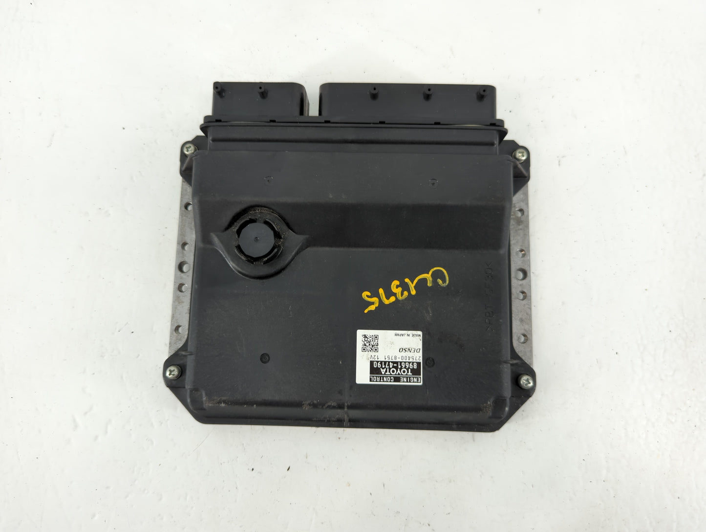 2012-2013 Toyota Prius PCM Engine Control Computer ECU ECM PCU OEM P/N:275400-8751 89661-47190 Fits Fits 2012 2013 OEM Used Auto Parts - Oemusedautoparts1.com
