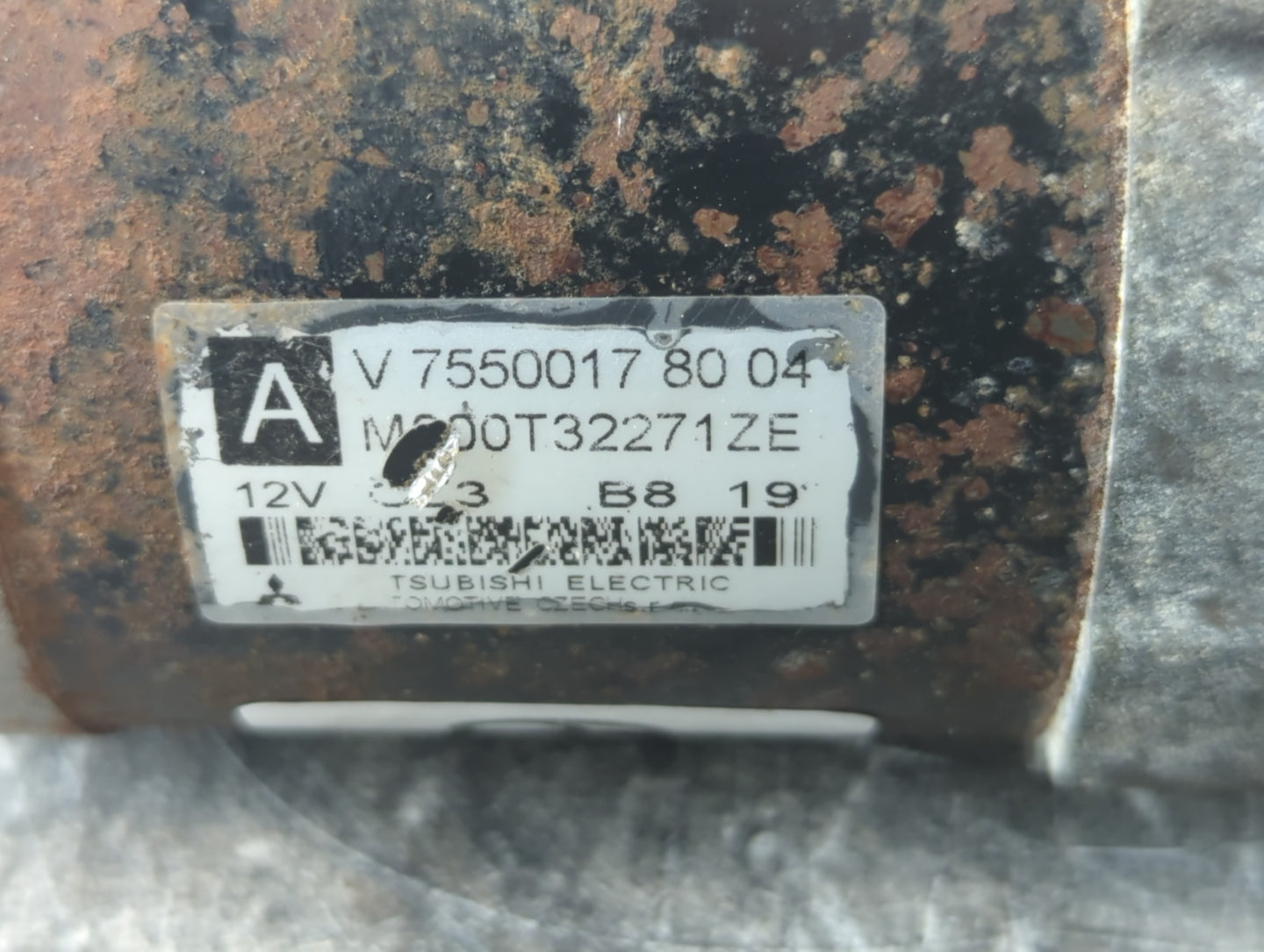 2008-2016 Mini Cooper Car Starter Motor Solenoid OEM P/N:7550017 80 M000T32271 Fits OEM Used Auto Parts - Oemusedautoparts1.com