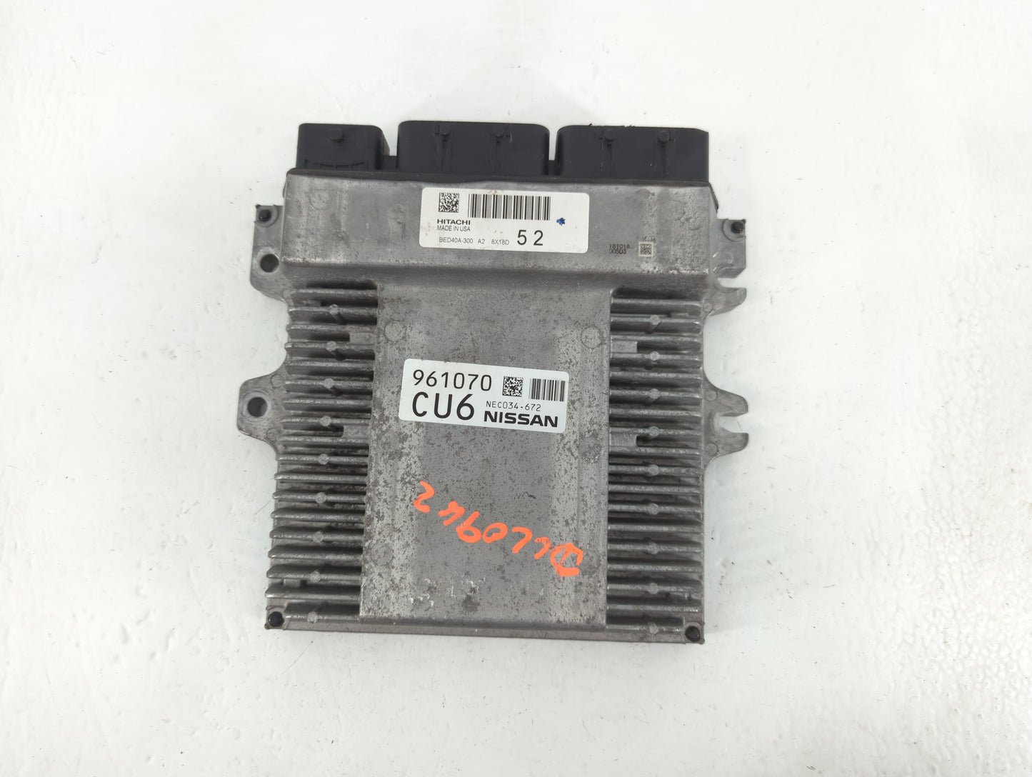 2018-2020 Infiniti Qx60 PCM Engine Control Computer ECU ECM PCU OEM P/N:BED40A-300 A2 Fits Fits 2018 2019 2020 OEM Used Auto Parts - Oemusedautoparts1.com