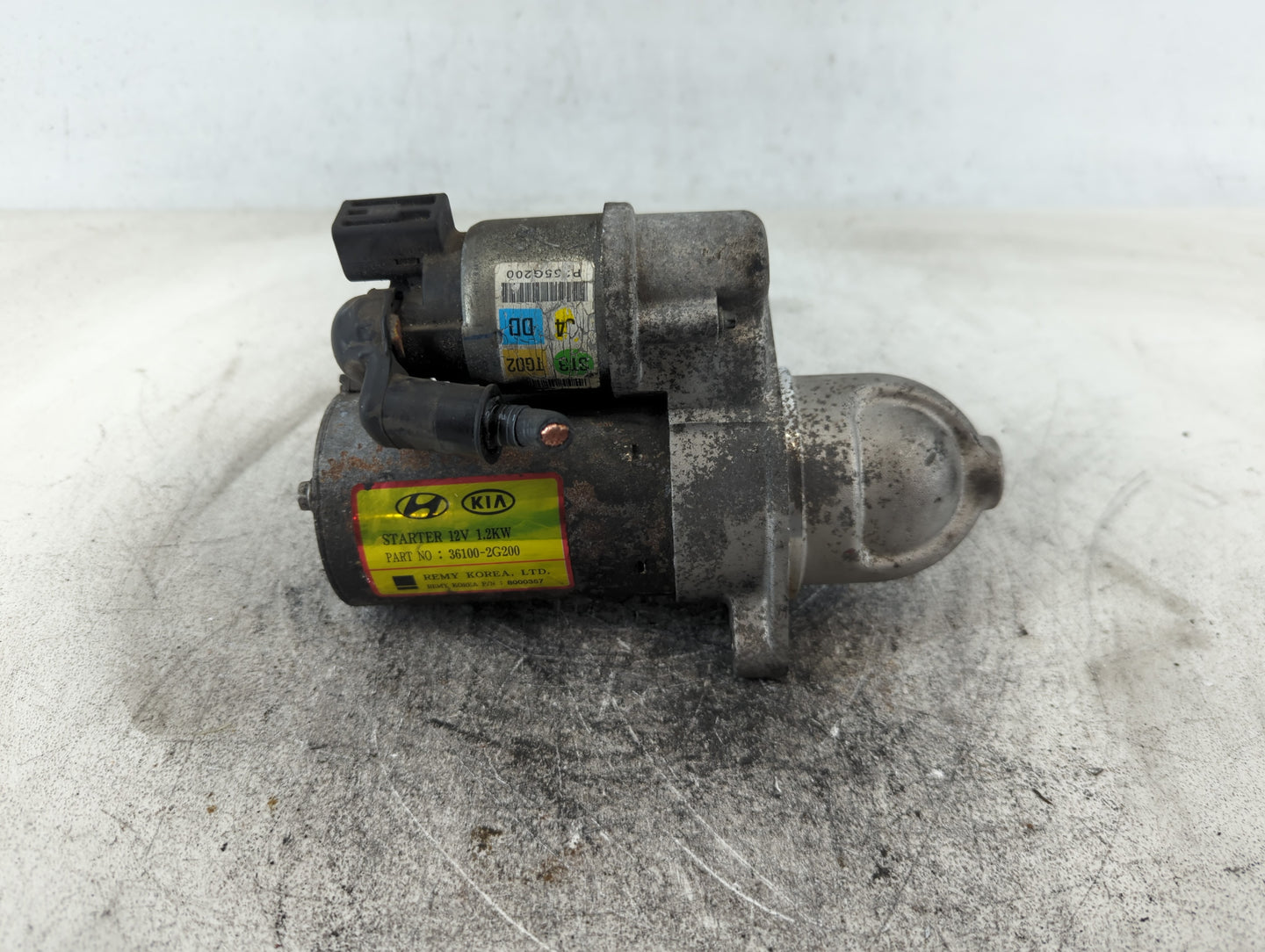 2010-2015 Hyundai Tucson Car Starter Motor Solenoid OEM P/N:36100-2G200 Fits Fits 2008 2009 2010 2011 2012 2013 2014 2015 2016 OEM Used Auto Parts - Oemusedautoparts1.com