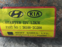2010-2015 Hyundai Tucson Car Starter Motor Solenoid OEM P/N:36100-2G200 Fits Fits 2008 2009 2010 2011 2012 2013 2014 2015 2016 OEM Used Auto Parts - Oemusedautoparts1.com